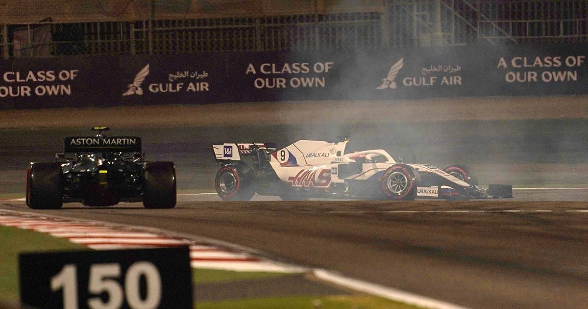 Sebastian Vettel Aston Martin Nikita Mazepin Haas