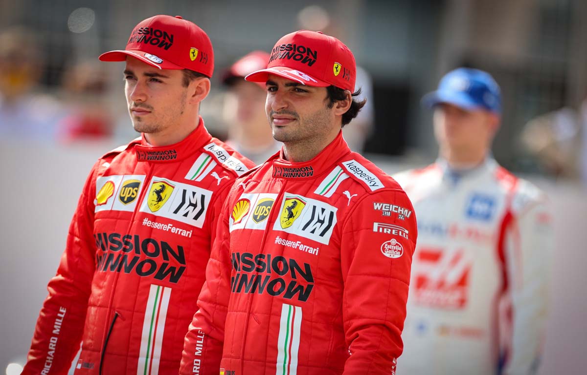 Charles Leclerc y Carlos Sainz, Ferrari