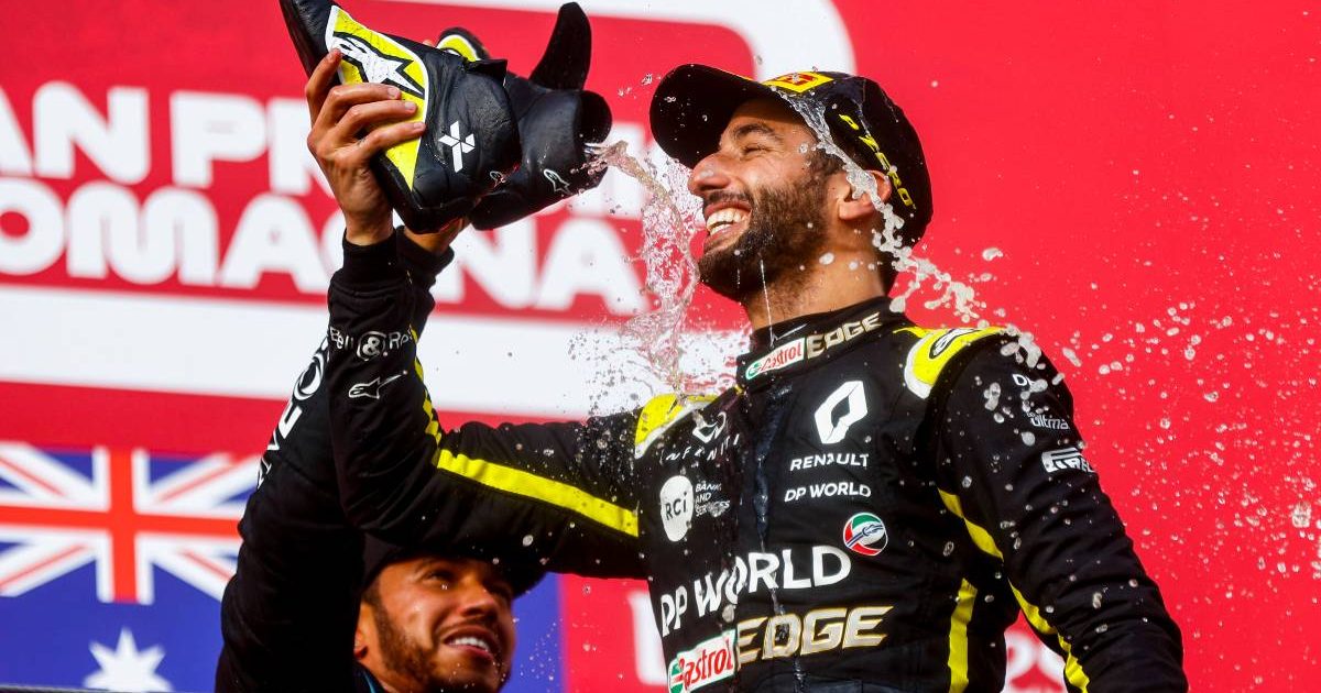 Daniel Ricciardo Imola podium