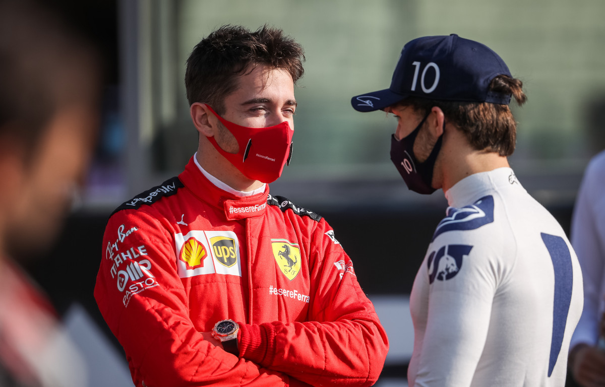 Charles Leclerc and Pierre Gasly