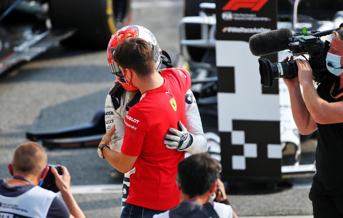 Charles Leclerc and Pierre Gasly Italian GP 2020