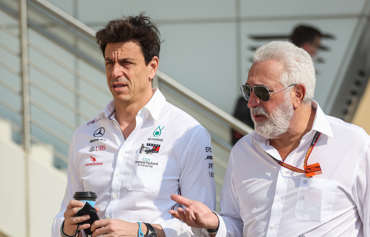 Lawrence Stroll and Toto Wolff