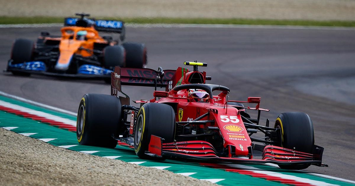 Carlos Sainz Ferrari Daniel Ricciardo McLaren