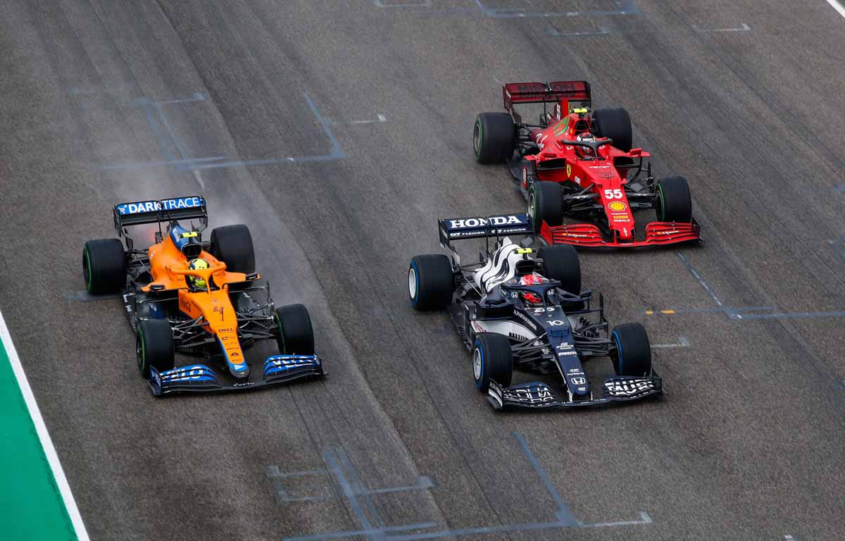 Lando Norris Pierre Gasly Carlos Sainz