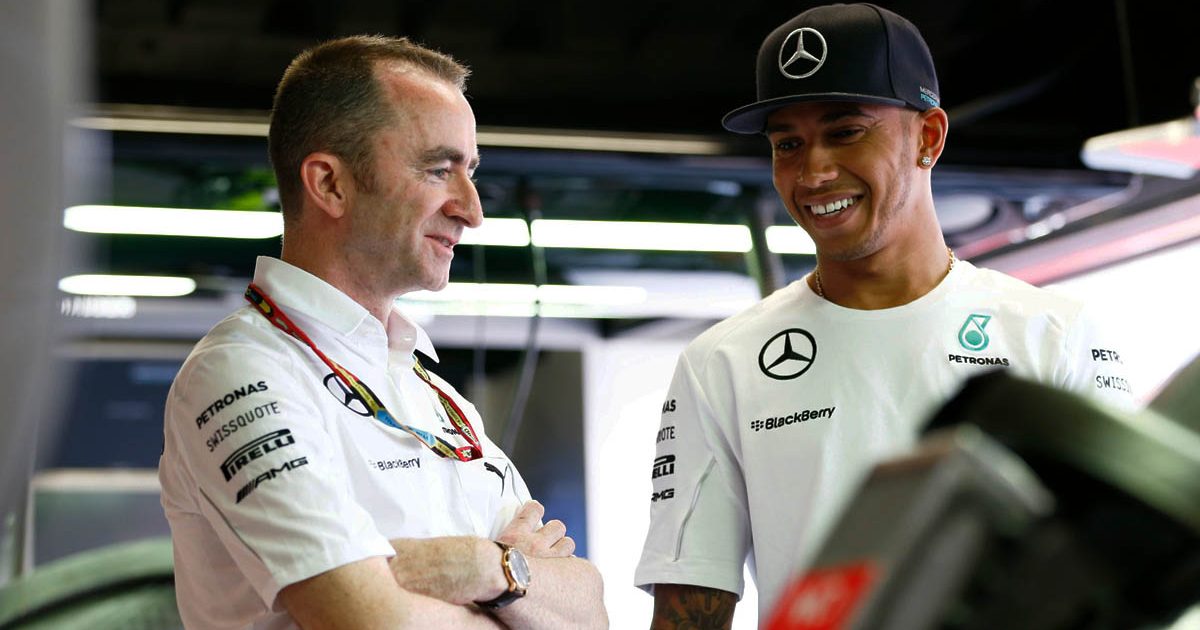 Paddy Lowe and Lewis Hamilton, Mercedes