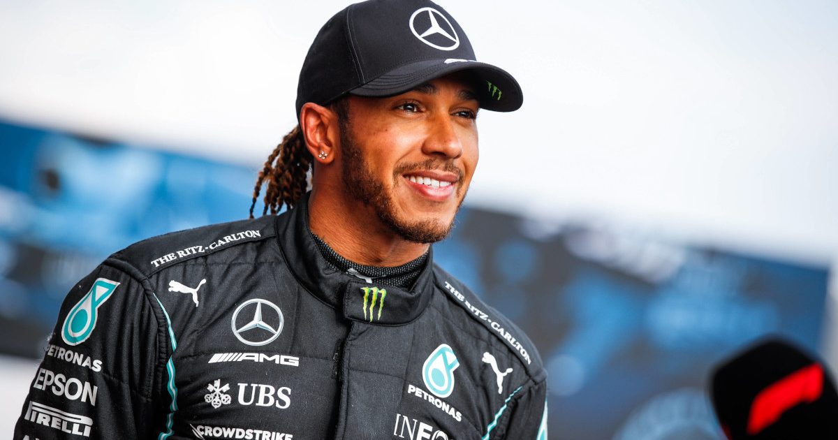 Lewis Hamilton happy