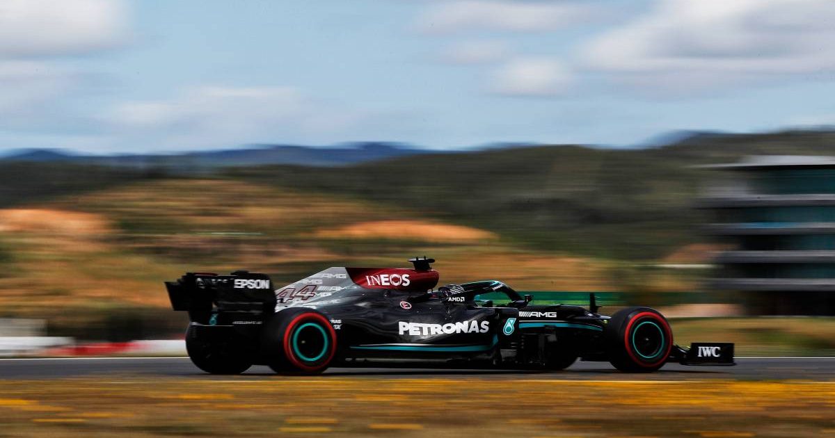 Lewis Hamilton, Mercedes, 2021 Portuguese Grand Prix qualifying