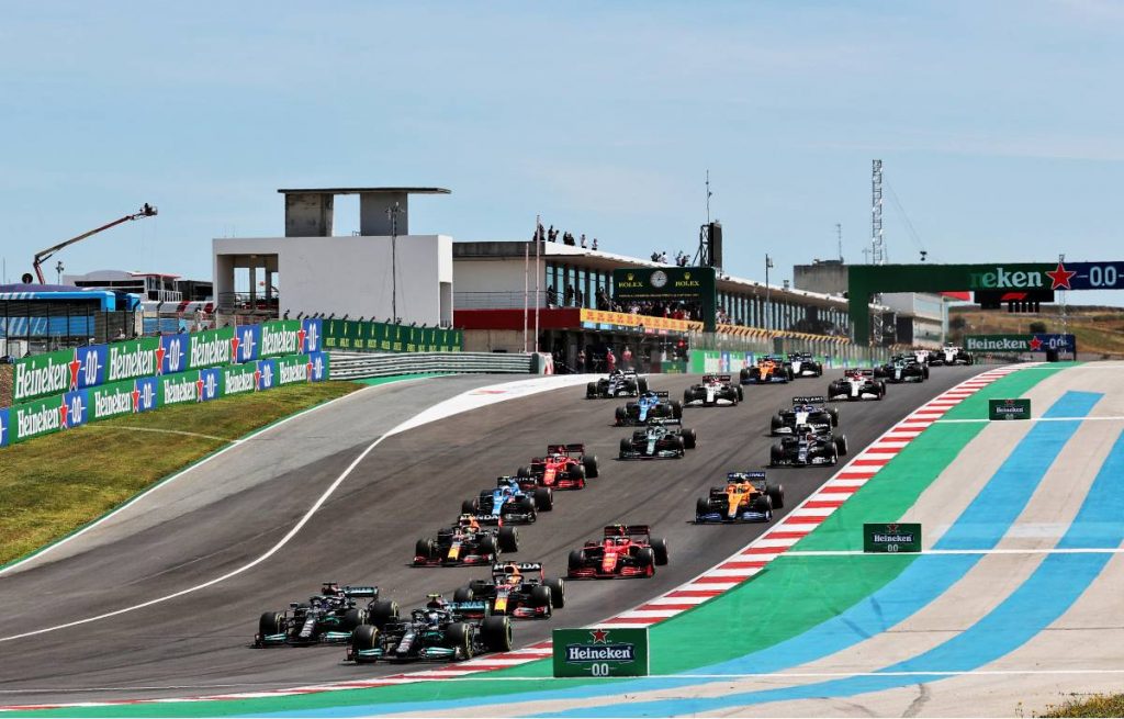 Début du Grand Prix du Portugal 2021