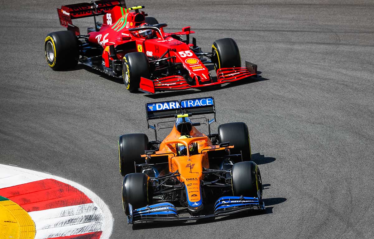 Lando Norris Carlos Sainz McLaren Ferrari