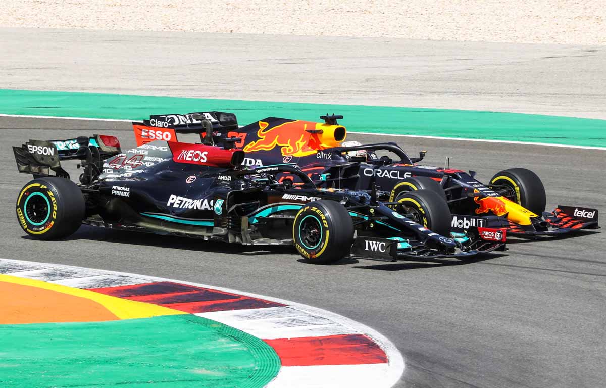 Lewis Hamilton Max Verstappen Portimao 2021 PA