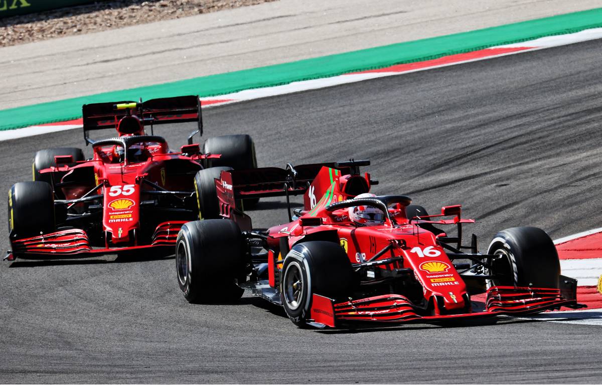 Charles Leclerc Carlos Sainz Ferrari