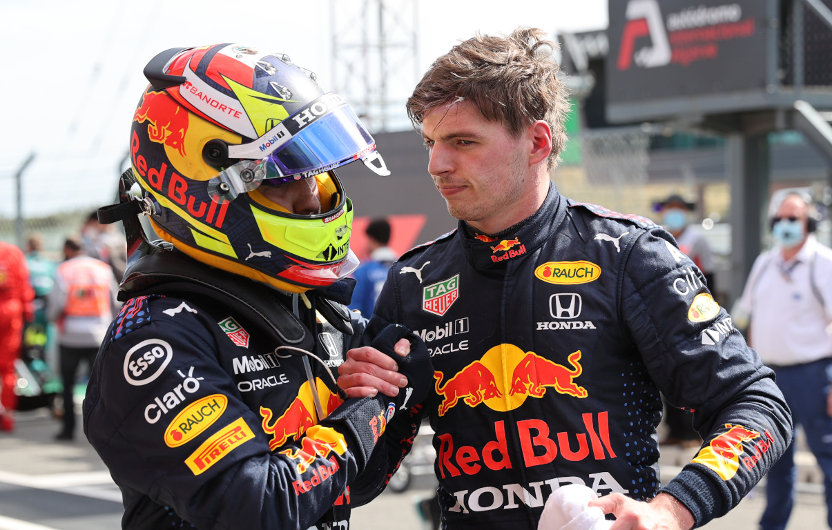 Max Verstappen and Sergio Perez