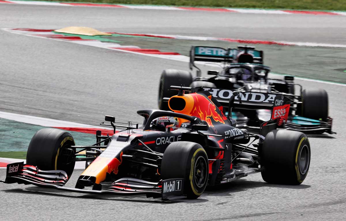 Max Verstappen Lewis Hamilton Spain 2021 PA