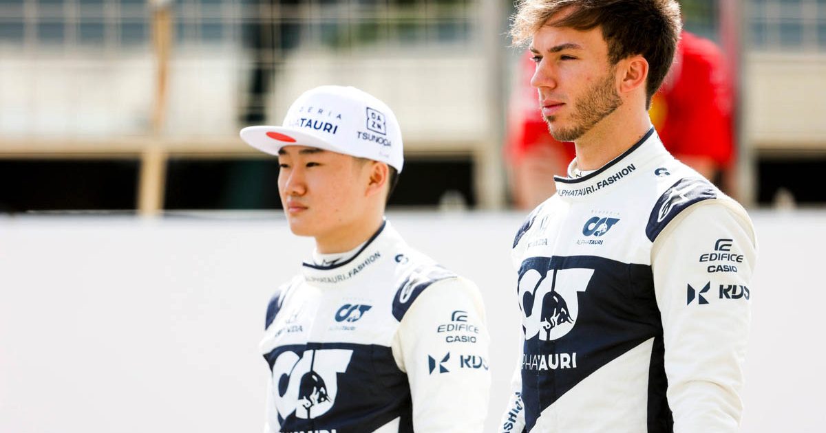 Pierre Gasly Yuki Tsunoda PA