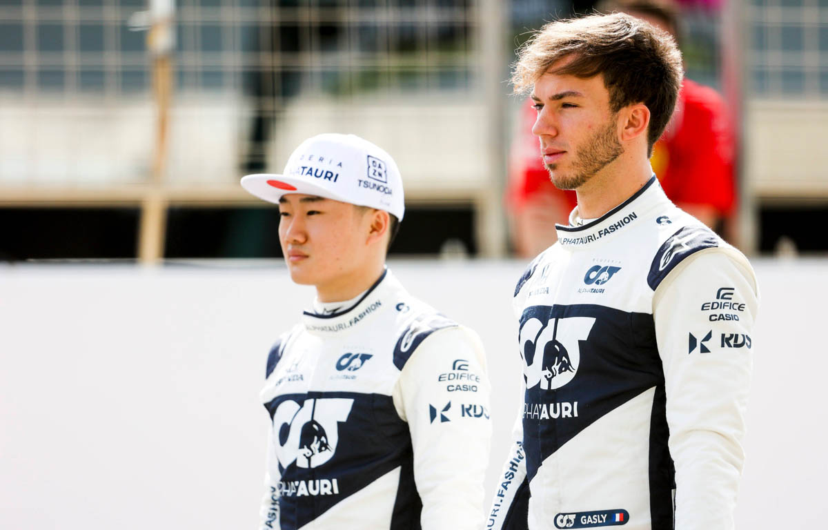 Pierre Gasly Yuki Tsunoda PA