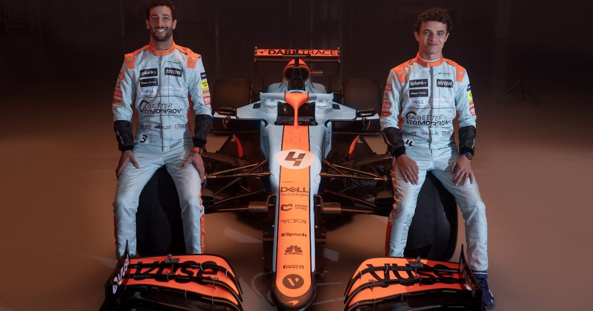 Daniel Ricciardo Lando Norris retro McLaren
