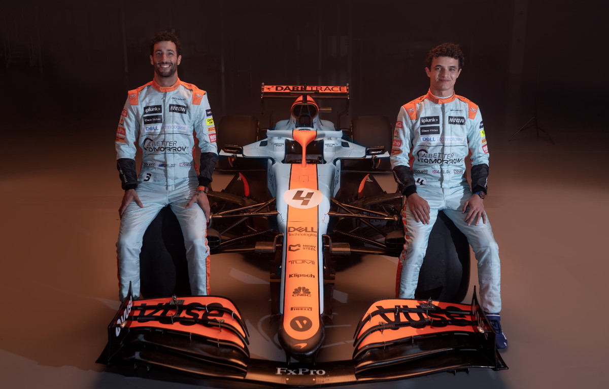 Daniel Ricciardo Lando Norris retro McLaren