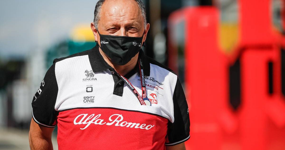 Alfa Romeo team principal Frederic Vasseur