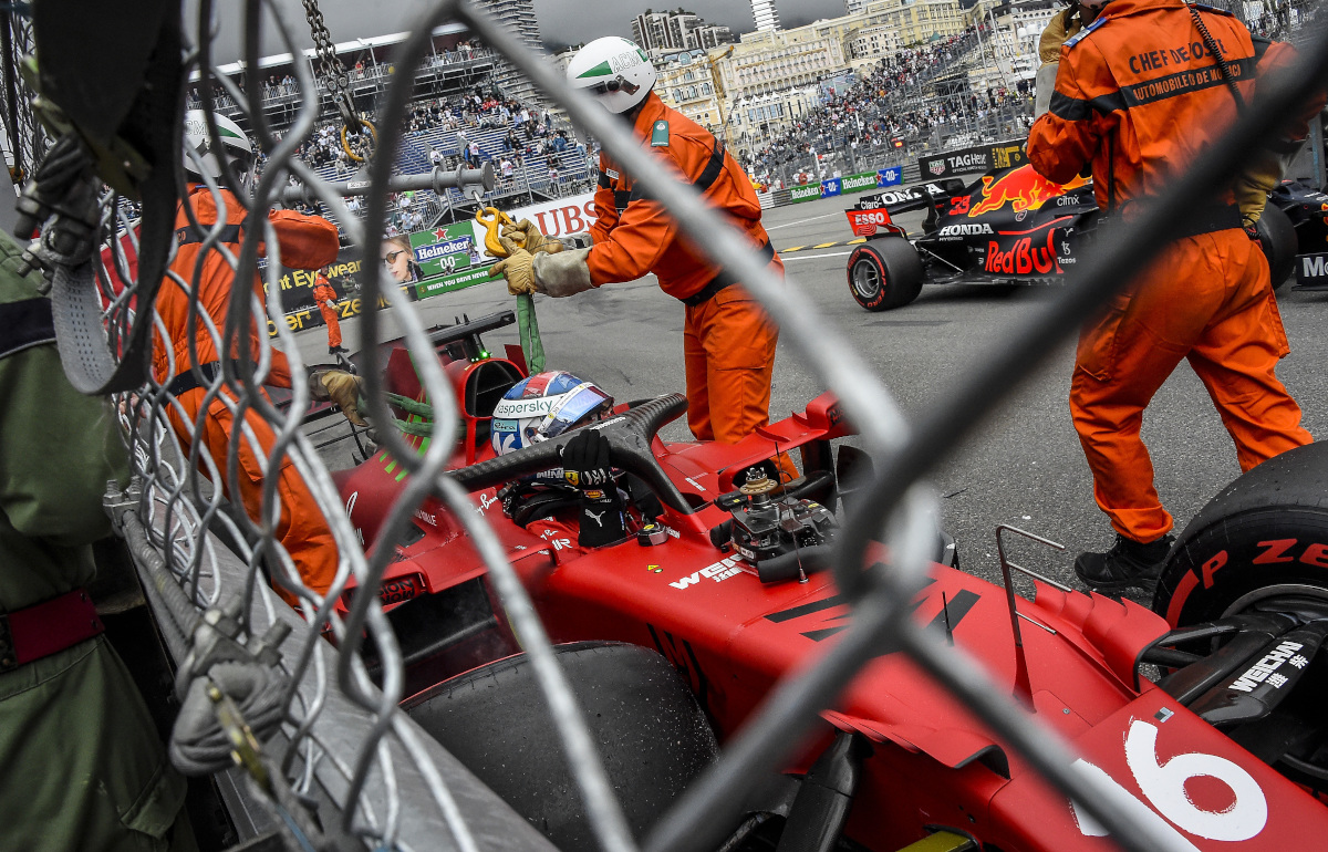Charles Leclerc Monaco crash