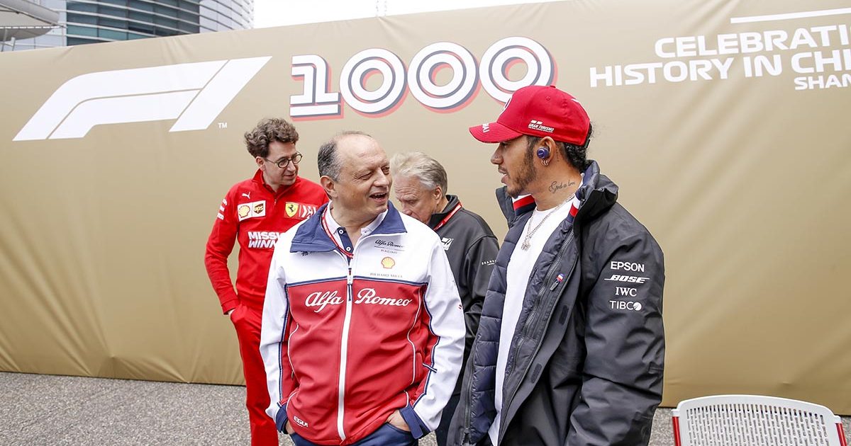 Frederic Vasseur Lewis Hamilton
