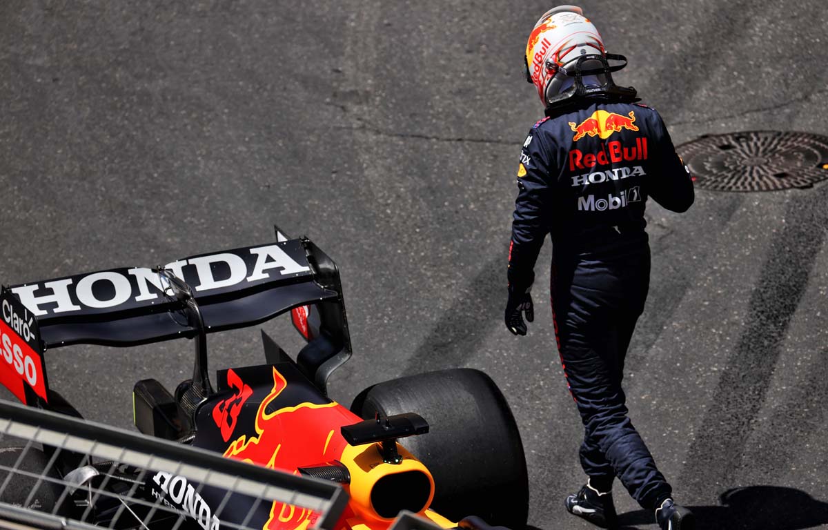 Max Verstappen FP3 crash Azerbaijan GP PA