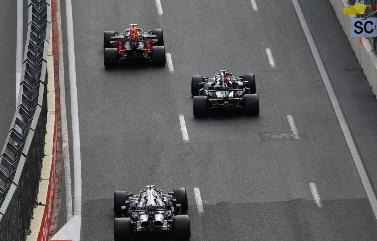 Sergio Perez Lewis Hamilton Baku