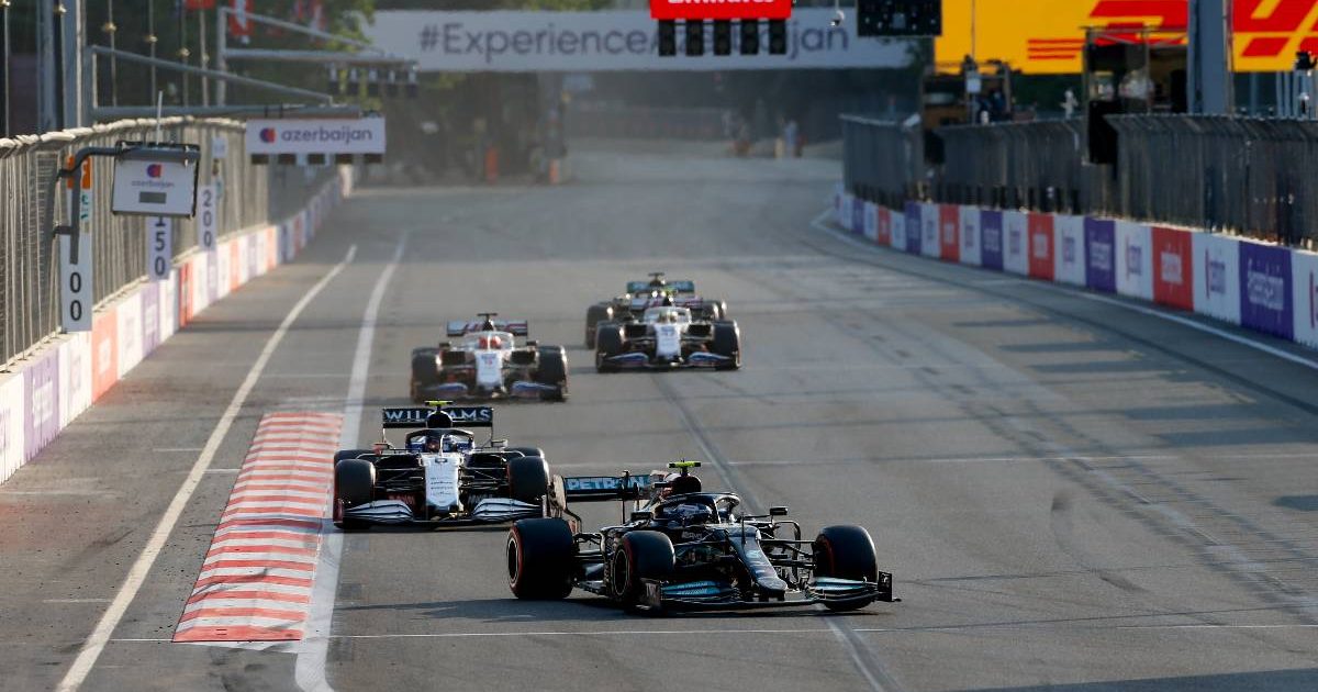 Valtteri Bottas (Mercedes) during the 2021 Azerbaijan Grand Prix