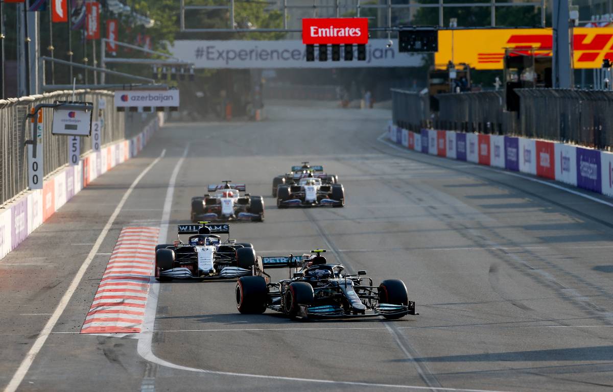 Valtteri Bottas (Mercedes) during the 2021 Azerbaijan Grand Prix