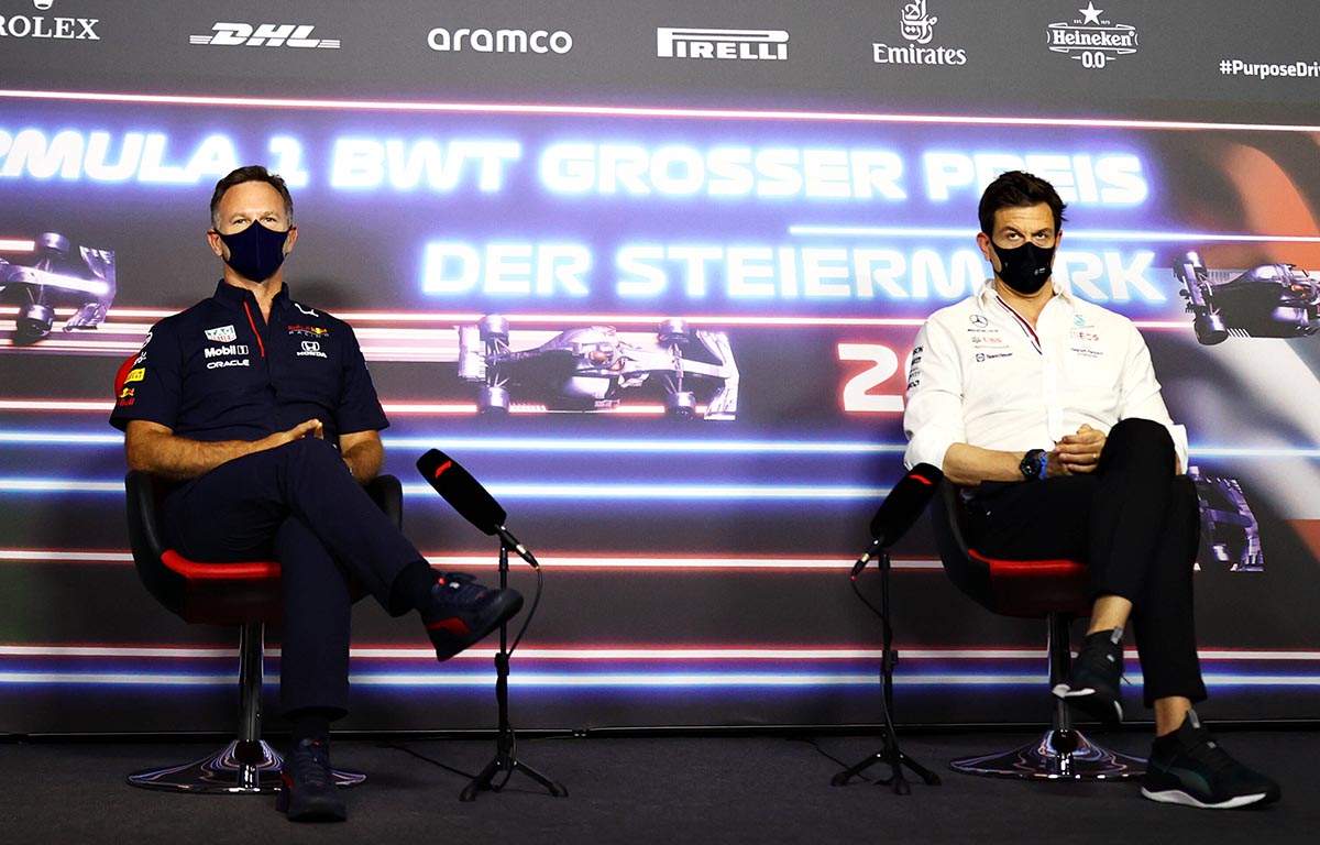 Toto Wolff Christian Horner Mercedes Red Bull