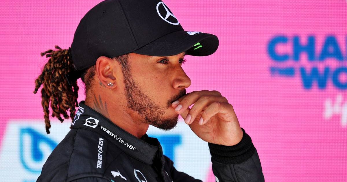 lewis hamilton pink mercedes hat