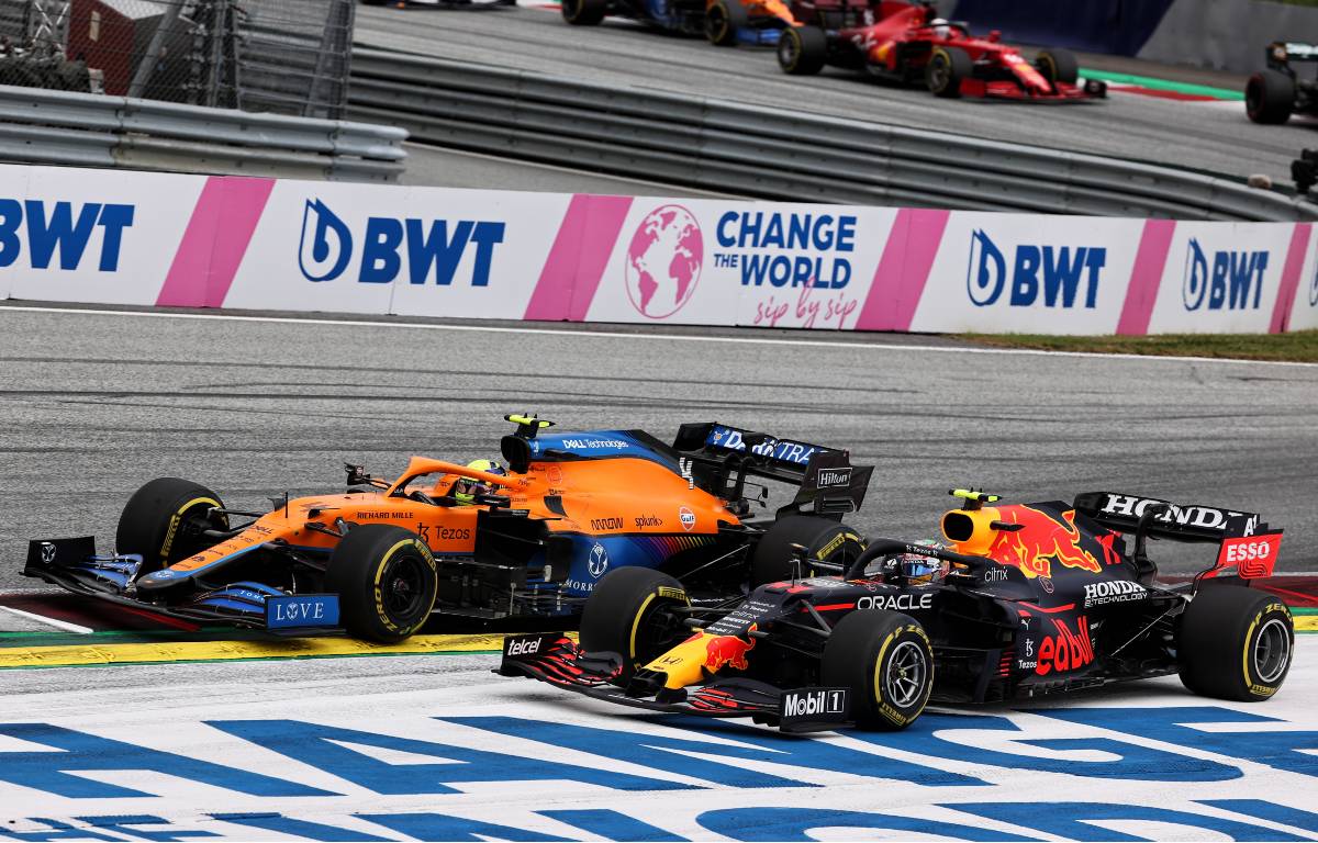 Lando Norris, McLaren, Sergio Perez, Red Bull