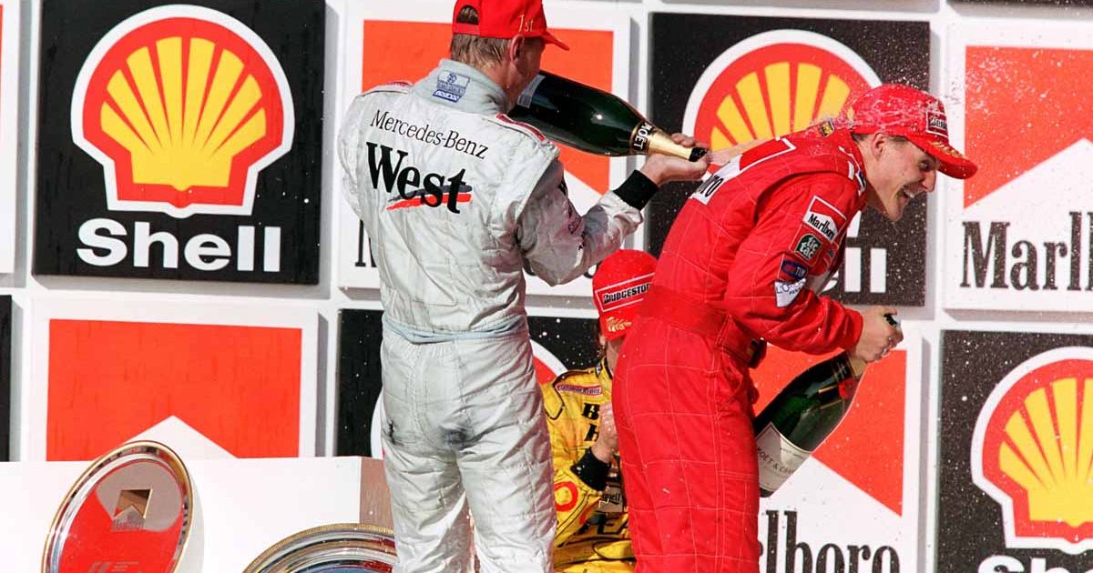 Mika Hakkinen Michael Schumacher