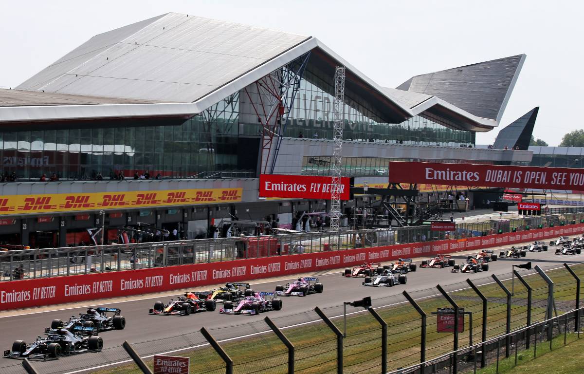 Inicio del Gran Premio del 70 aniversario, Silverstone