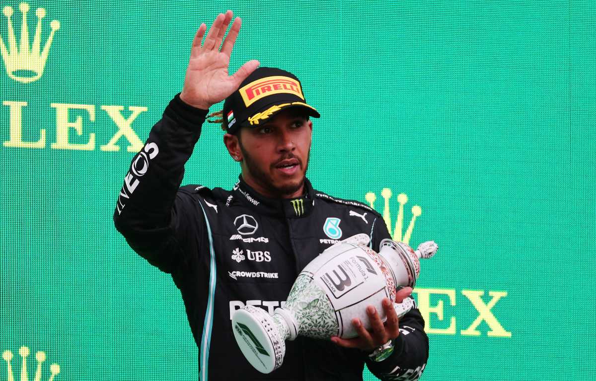 Lewis Hamilton Hungary podium