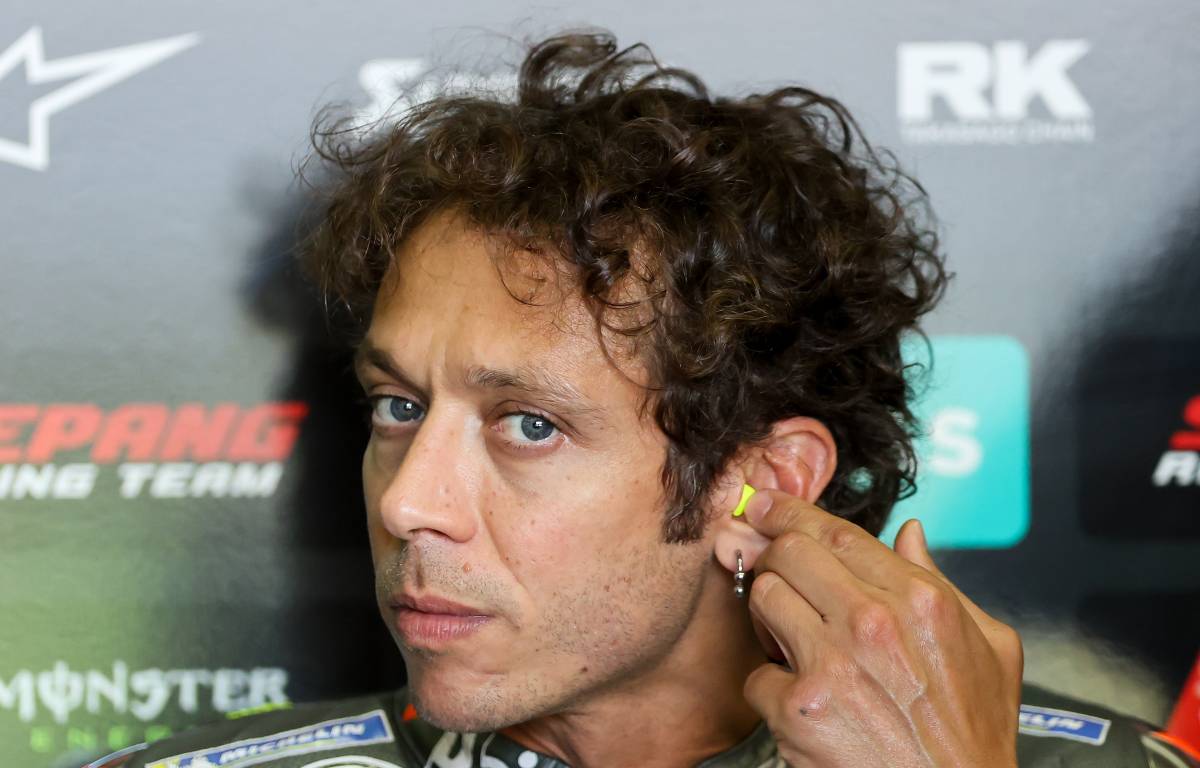 德国大奖赛的valentino rossi。Sachsenring 6月2021年。