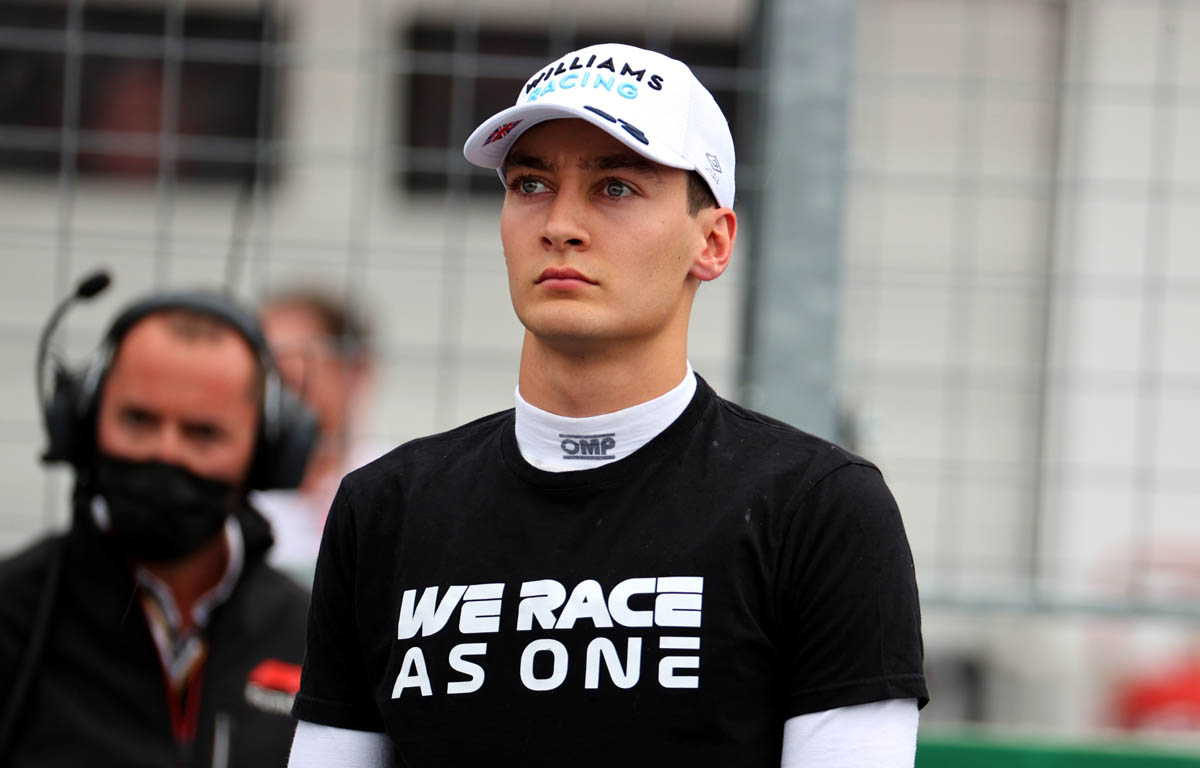 George Russell, Hungarian Grand Prix, Williams, August 2021.