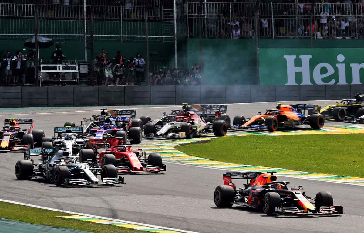 Brazilian GP start, November 2019, sprint qualifying venue 2021