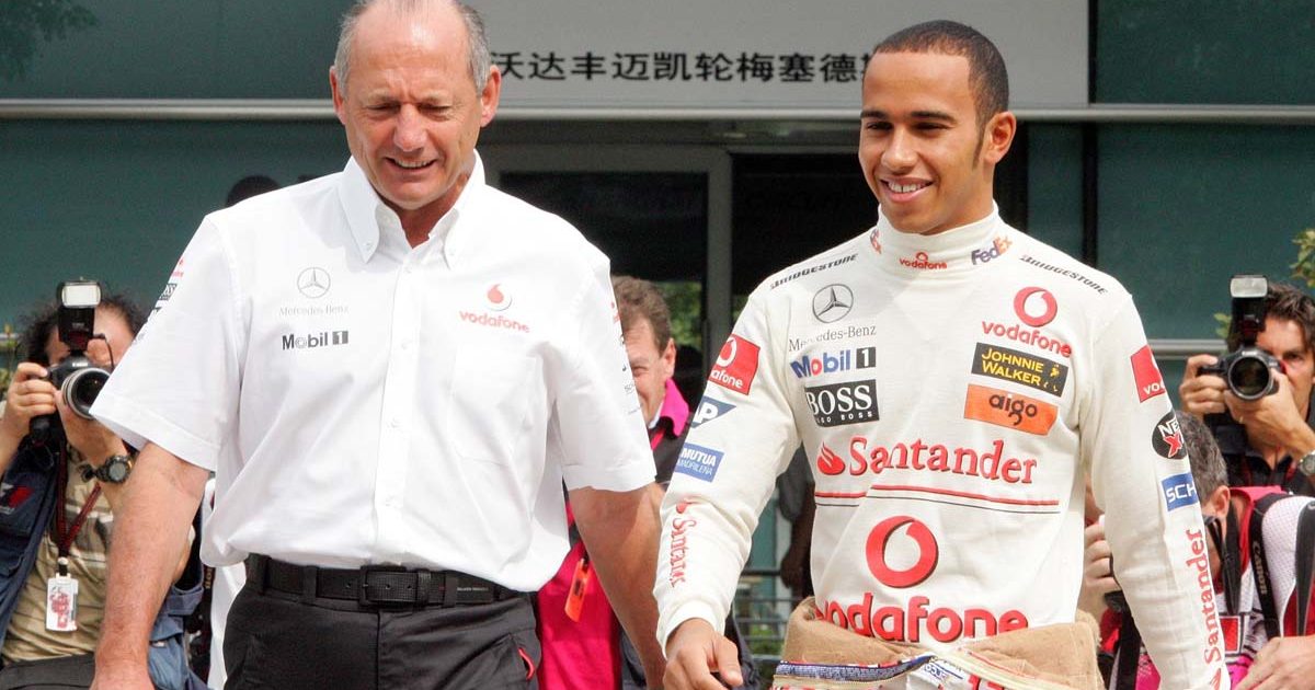 Lewis Hamilton and Ron Dennis. McLaren 2007