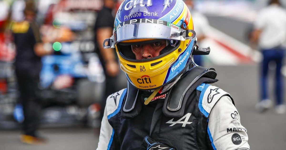 Fernando Alonso in Hungary. Budapest August 2021