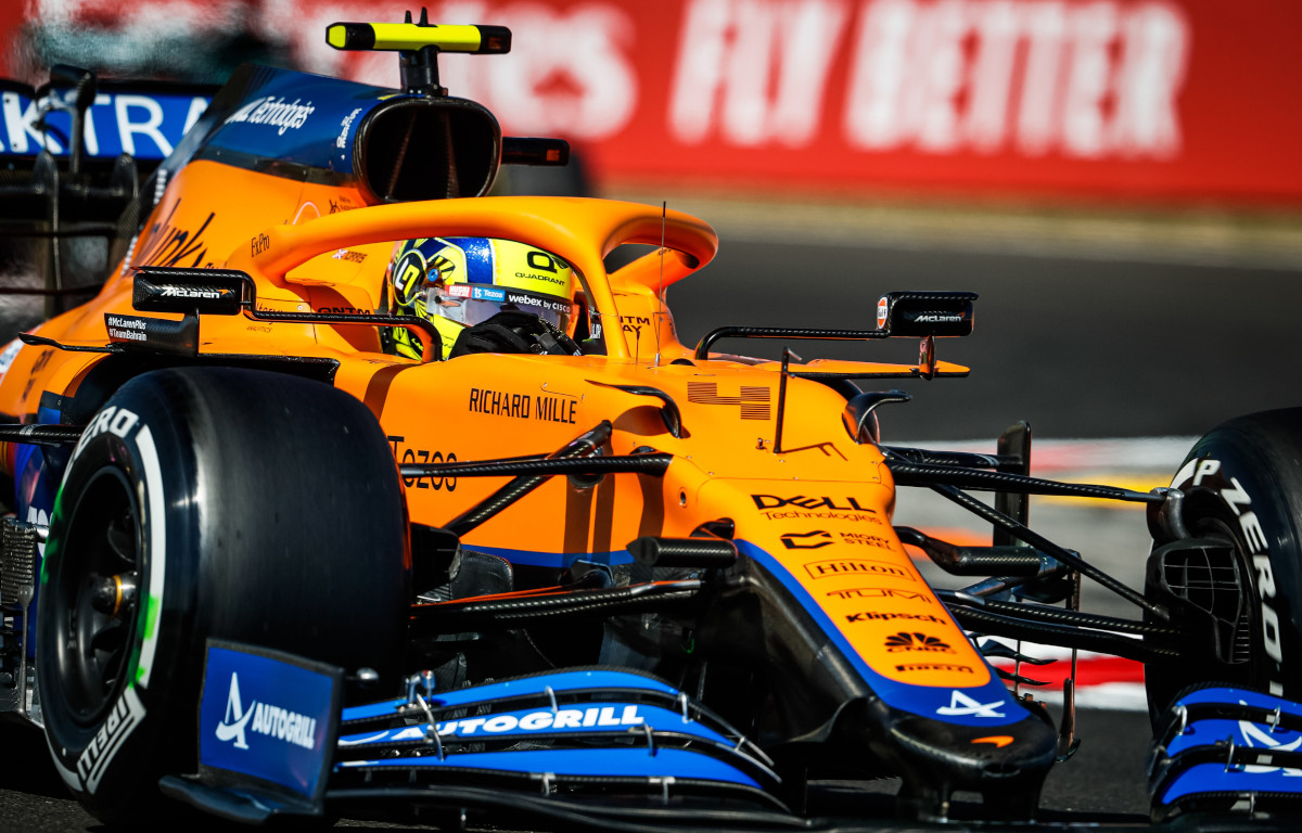 McLaren driver Lando Norris at the Hungarian Grand Prix. Hungary July 2021.