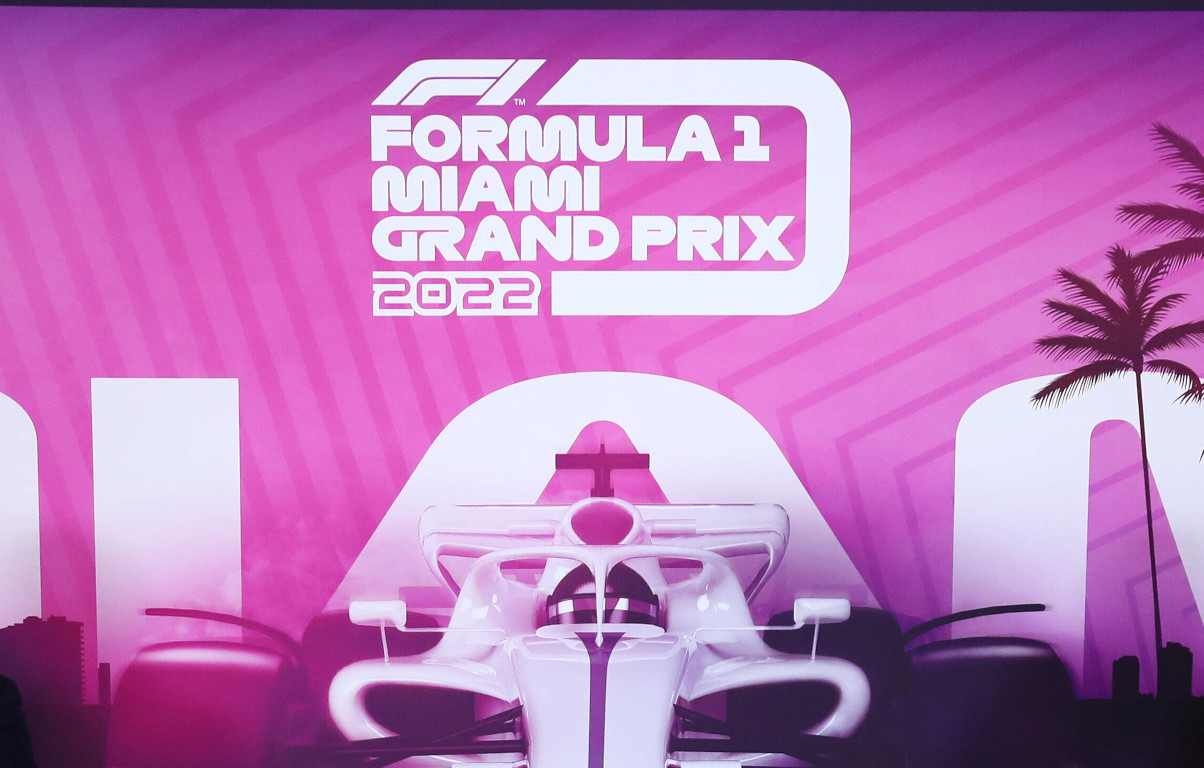 Formula 1 Miami Grand Prix logo. May 2021