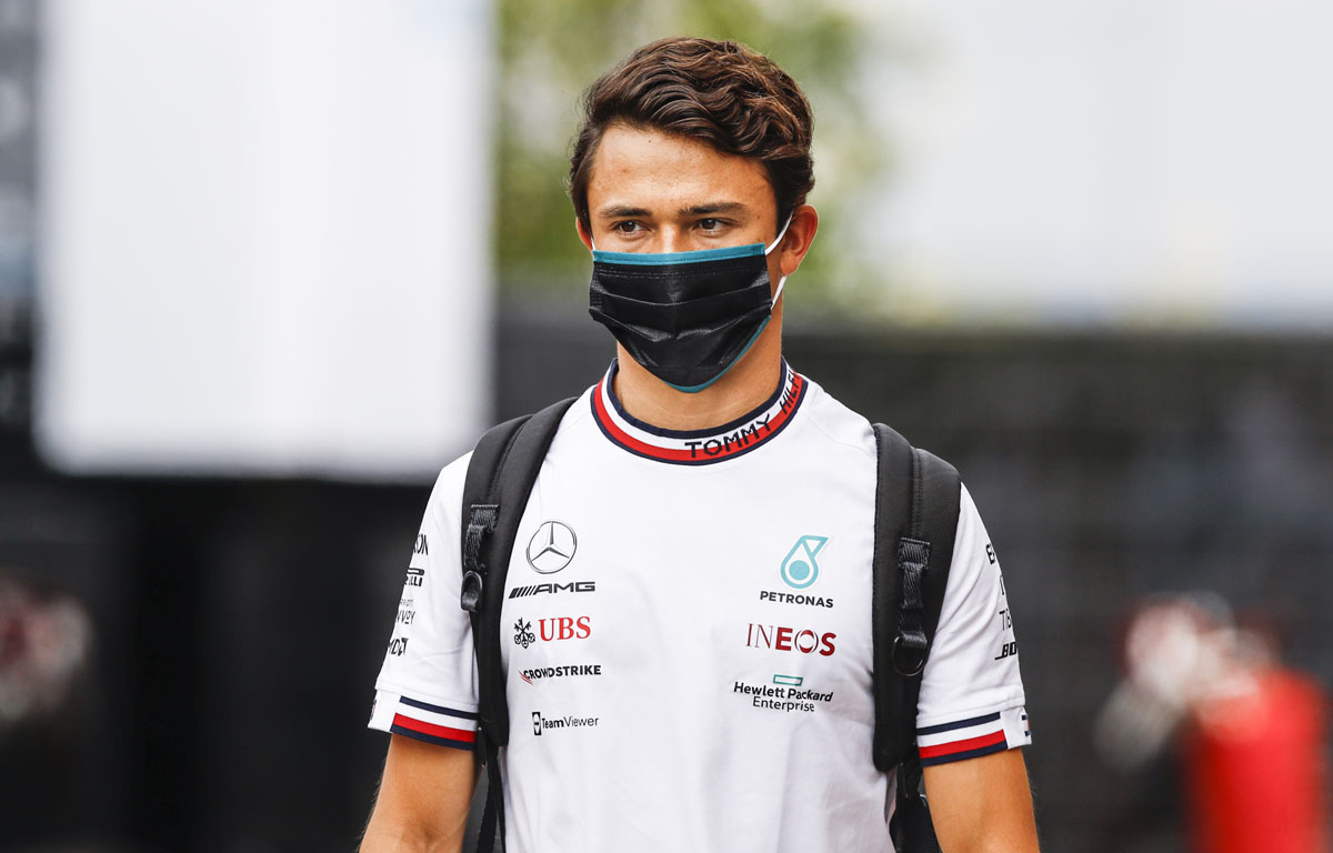 Nyck de Vries. Mercedes reserve driver. August 2021.