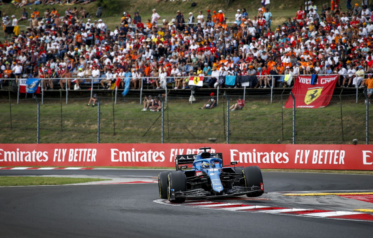 Fernando Alonso at the Hungarian Grand Prix. Hungary August 2021