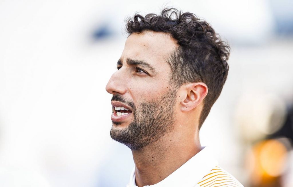 Daniel Ricciardo on media day for the Hungarian GP. Budapest July 2021.