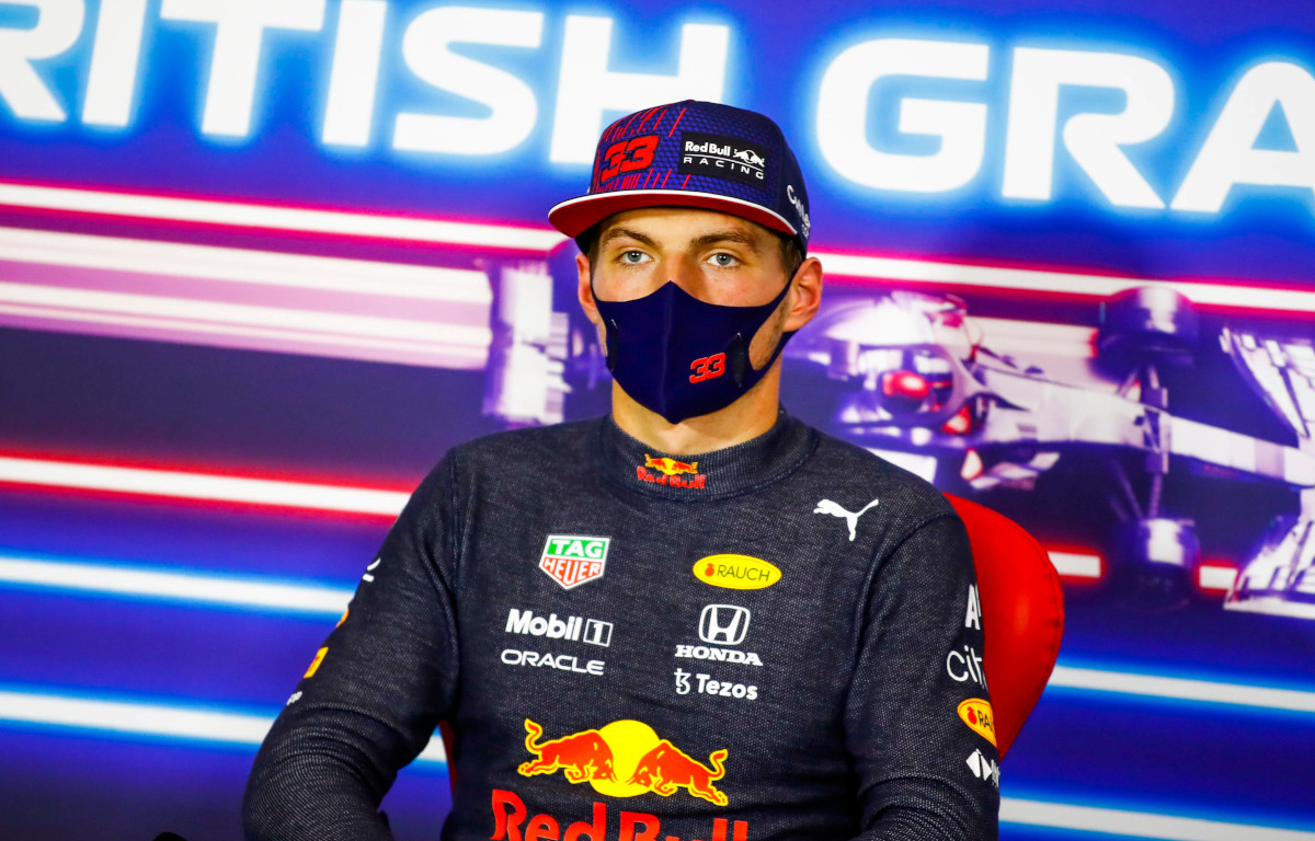 Max Verstappen post qualifying press conference. Britain July 2021