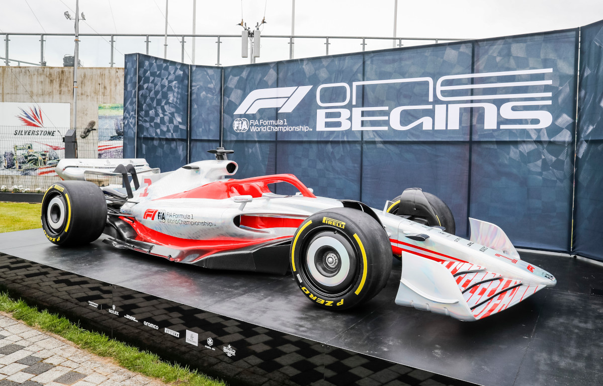 F1 2022辆车。英国7月2021年