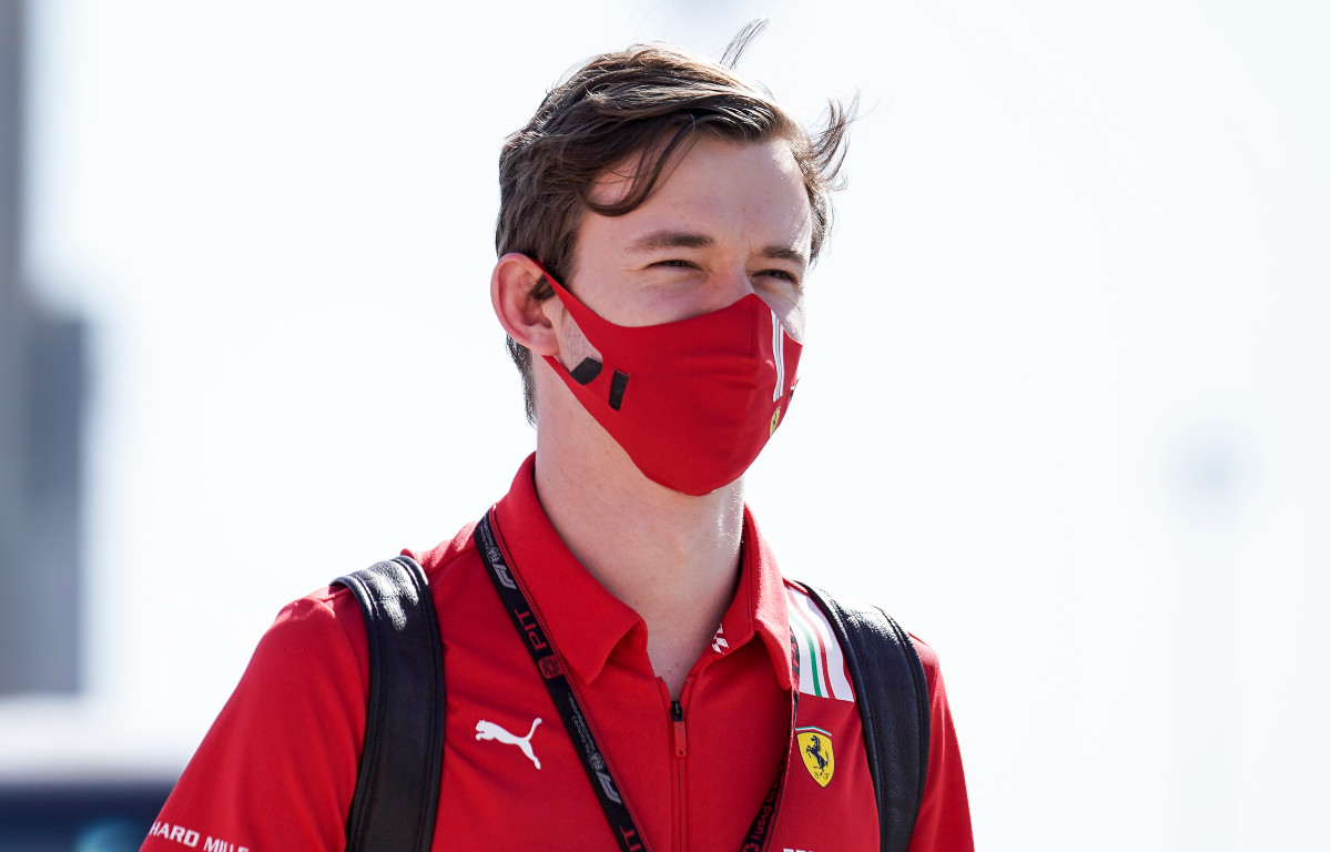 Ferrari's Callum Ilott in attendance in Bahrain. March 2021.