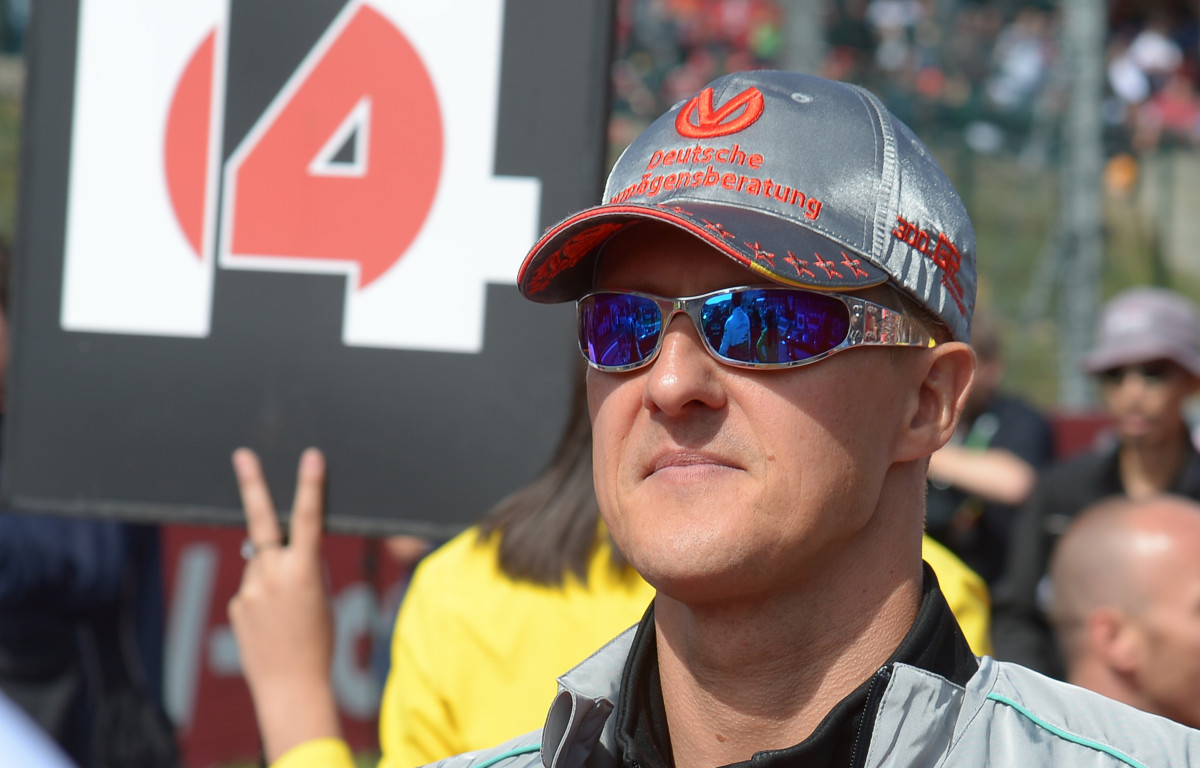 Mercedes' Michael Schumacher before the Belgian Grand Prix. September 2012.