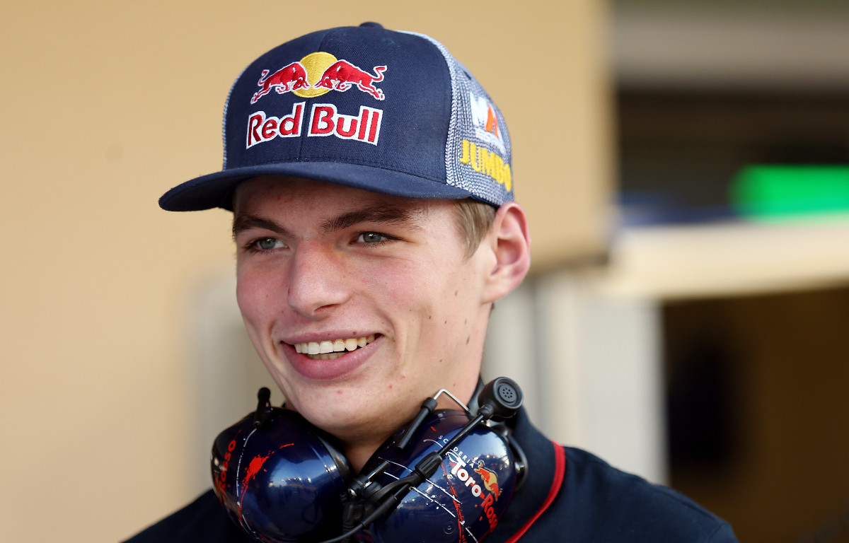 Max Verstappen au Grand Prix d'Abu Dhabi avec Toro Rosso.  novembre 2014.