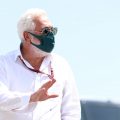 Lawrence Stroll arrives for the British GP. July 2021.